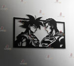 Goku vs Superman en Archivo Digital para Corte Láser