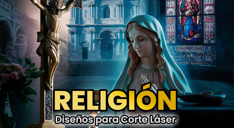 Vectores de Religión para Corte Láser