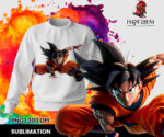 Salto de Goku en 3D para Sublimación