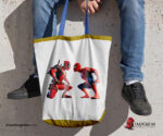 Dead Pool & Spiderman 3D para Sublimación Bolsa