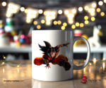 Salto de Goku en 3D para Sublimación taza