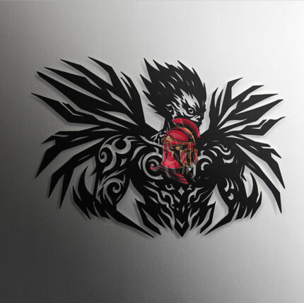 Vector de Ryuk death note en Archivo Digital para Corte Láser