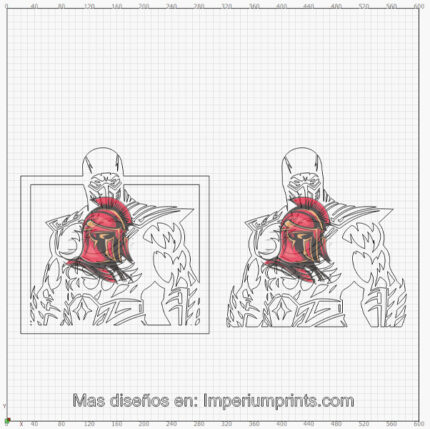 Vector de Scorpion Mortal Kombat en Archivo Digital para Corte Láser