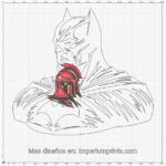 Vector de Batman Busto en Archivo Digital para Corte Láser