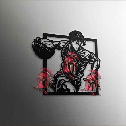 Vector de Hanamichi Sakuragi de Slam Dunk para Corte Láser