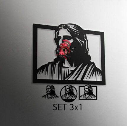 Vector de Jesucristo en Archivo Digital para Corte Láser