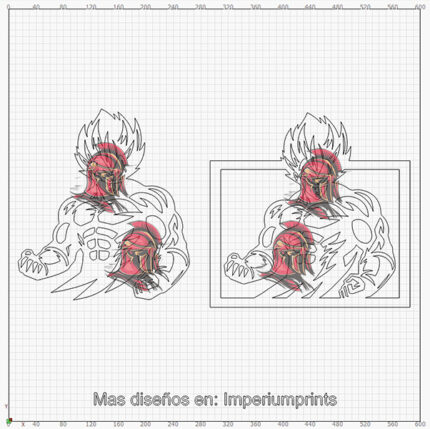 Vector de Vegeta en Cuadro en Archivo Digital para corte láser e Impresión