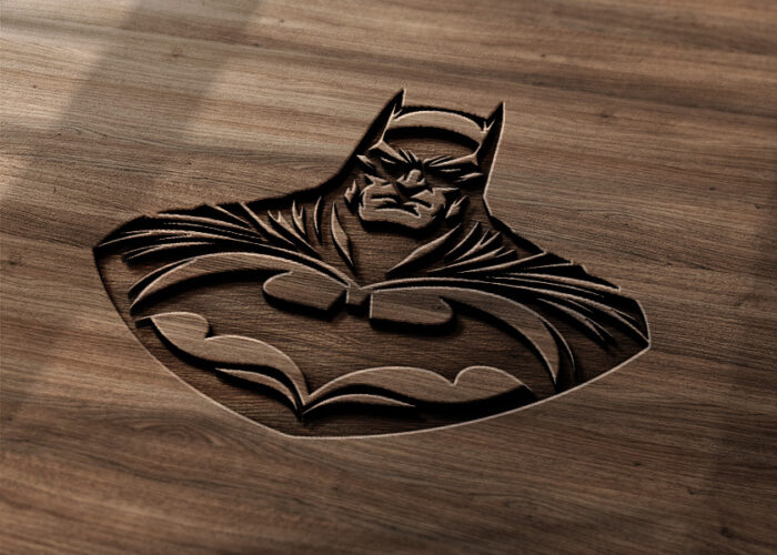 Vector de Cuadro de Batman en Archivo Digital para corte láser e Impresión en DXF